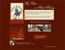 Tablet Screenshot of hotelmustang.com.br